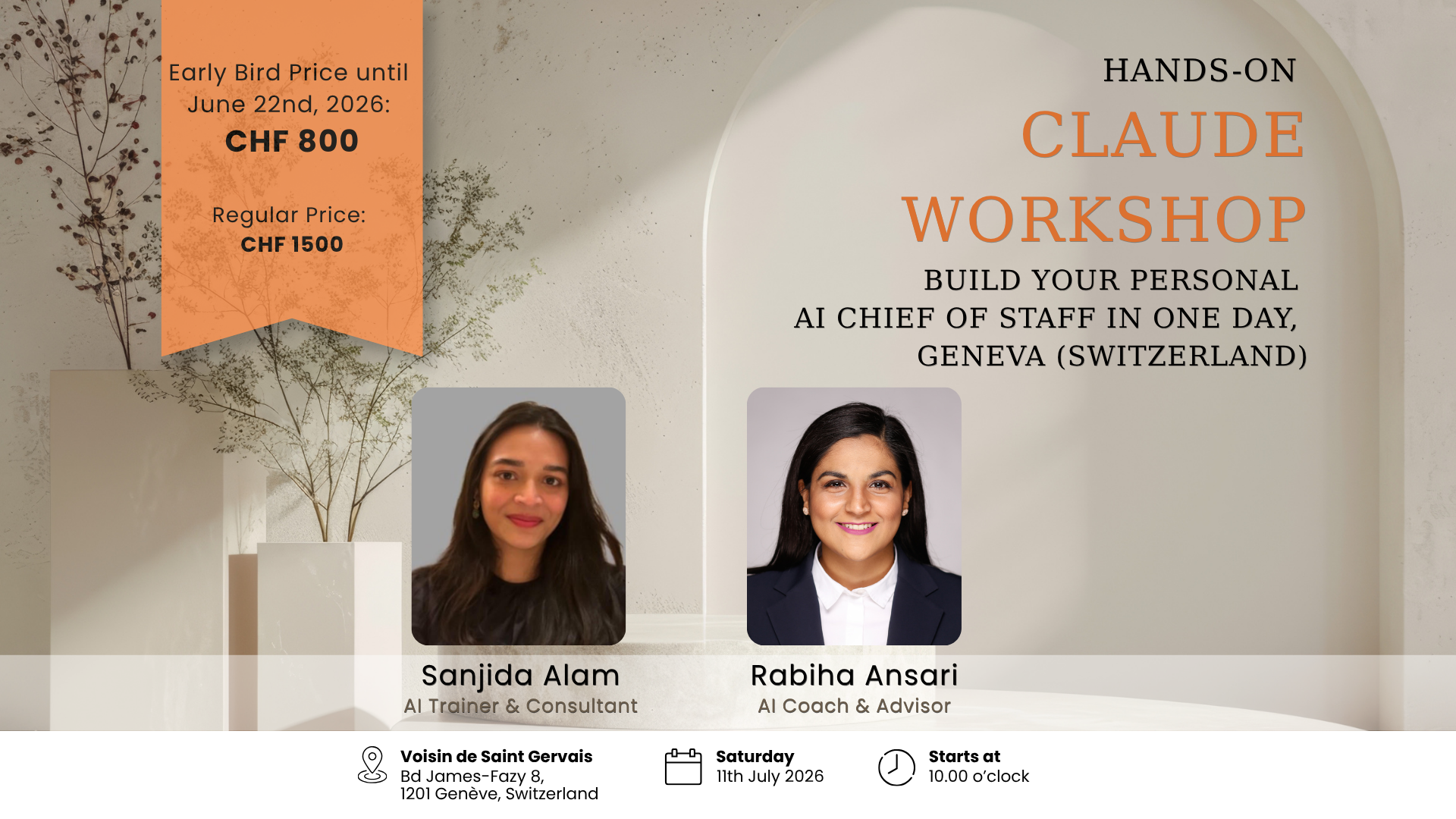 Claude Workshop AI Geneva_ Switzerland, by Rabiha